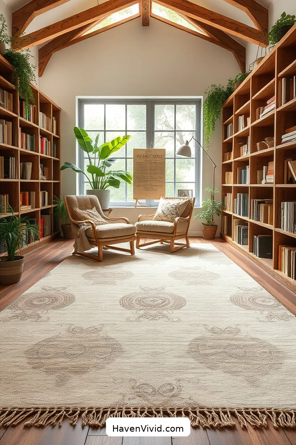 14 Ways to Embrace Farmhouse Living in Your Library Using Organic Cotton 11 Choose Organic Cotton Rugs for a Warm Grounding Element for 14 Ways to Embrace Farmhouse Living in Your Library Using Organic Cotton