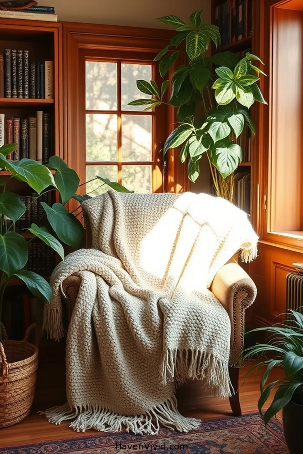 14 Ways to Embrace Farmhouse Living in Your Library Using Organic Cotton 2 Use Organic Cotton Throw Blankets for Cozy Comfort for 14 Ways to Embrace Farmhouse Living in Your Library Using Organic Cotton