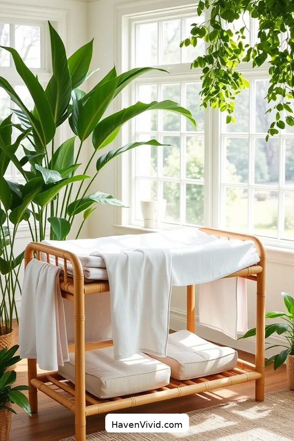 14 Ways to Use Bamboo in Your Farmhouse Living Nursery 3 Bamboo Changing Table for 14 Ways to Use Bamboo in Your Farmhouse Living Nursery