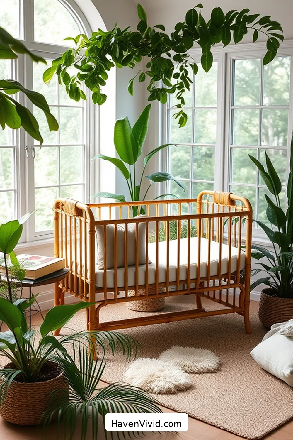 14 Ways to Use Bamboo in Your Farmhouse Living Nursery 2 Bamboo Crib for 14 Ways to Use Bamboo in Your Farmhouse Living Nursery