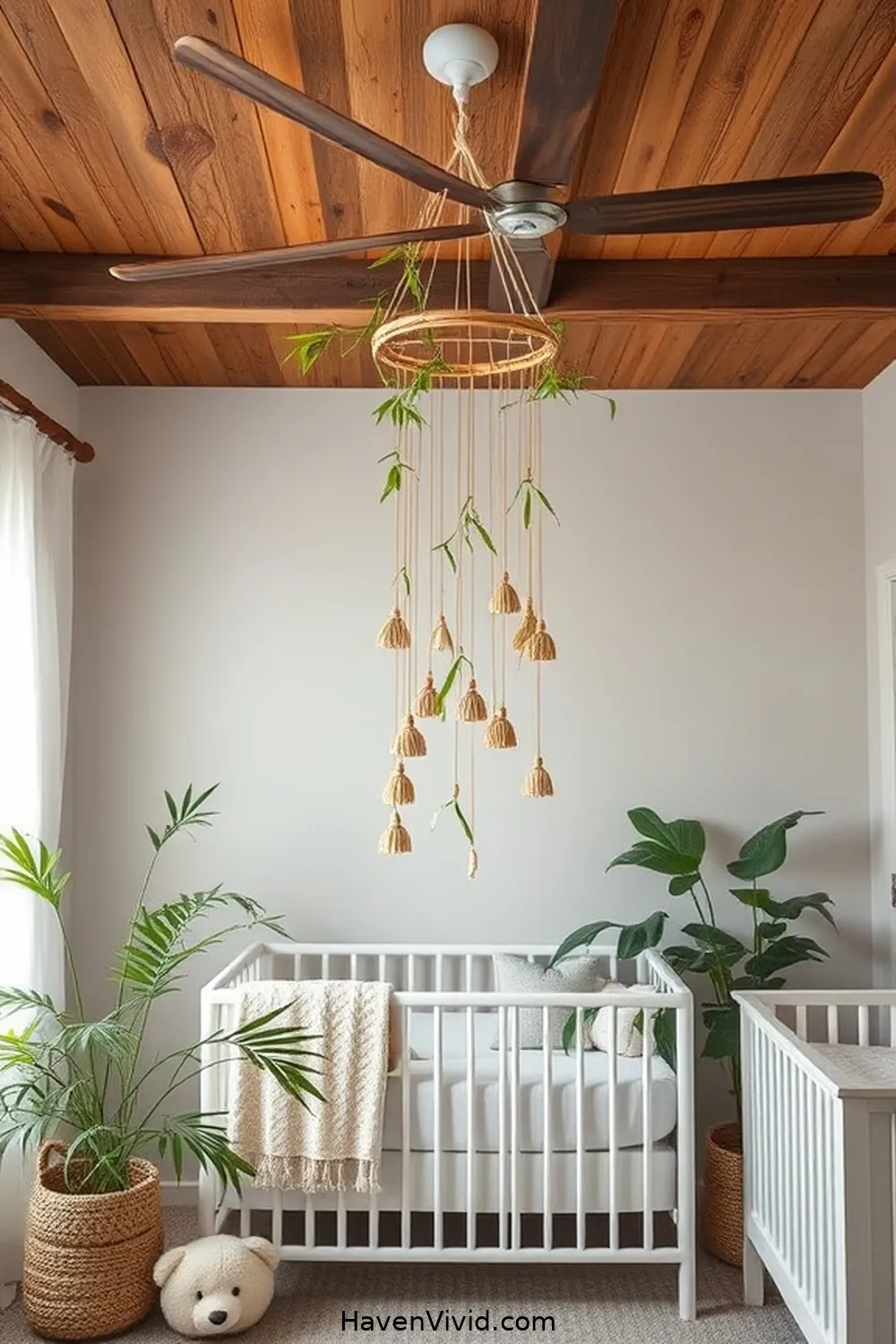 14 Ways to Use Bamboo in Your Farmhouse Living Nursery 8 Bamboo Mobile for 14 Ways to Use Bamboo in Your Farmhouse Living Nursery