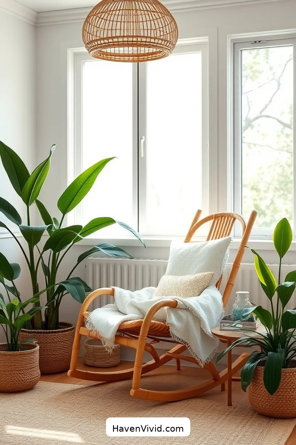 14 Ways to Use Bamboo in Your Farmhouse Living Nursery 5 Bamboo Nursery Rocker for 14 Ways to Use Bamboo in Your Farmhouse Living Nursery