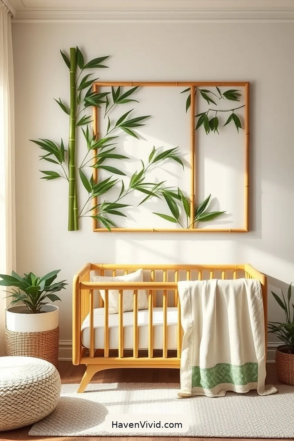 14 Ways to Use Bamboo in Your Farmhouse Living Nursery 7 Bamboo Wall Decor for 14 Ways to Use Bamboo in Your Farmhouse Living Nursery