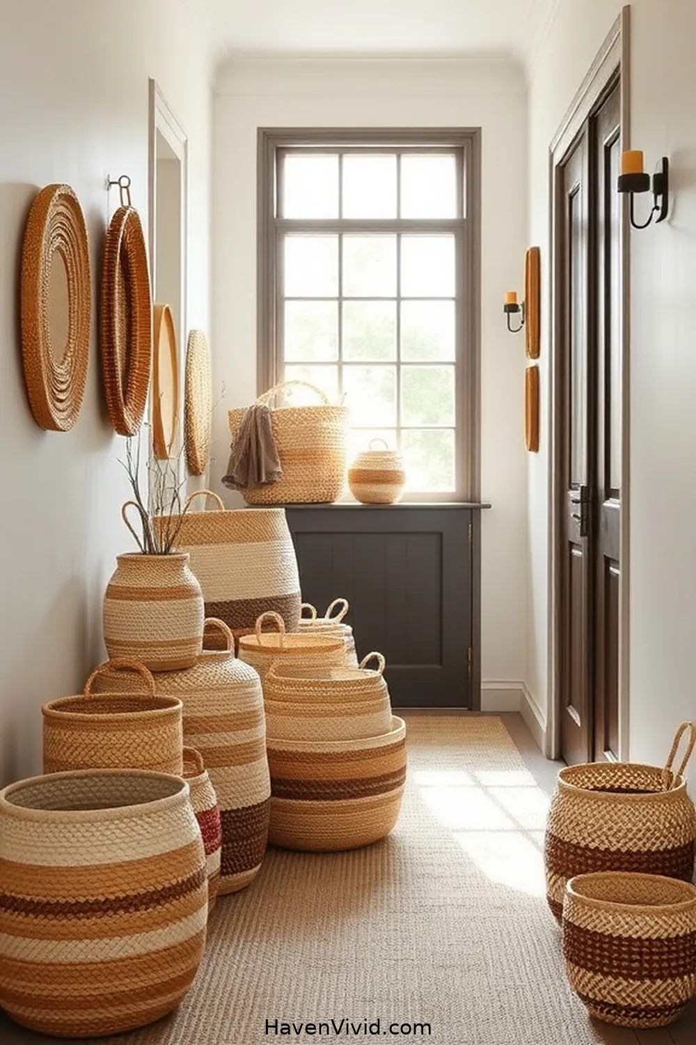 14 Ways to Use Organic Cotton for Eco-Friendly Hallway Living 4 Organic Cotton Storage Baskets for 14 Ways to Use Organic Cotton for Eco-Friendly Hallway Living