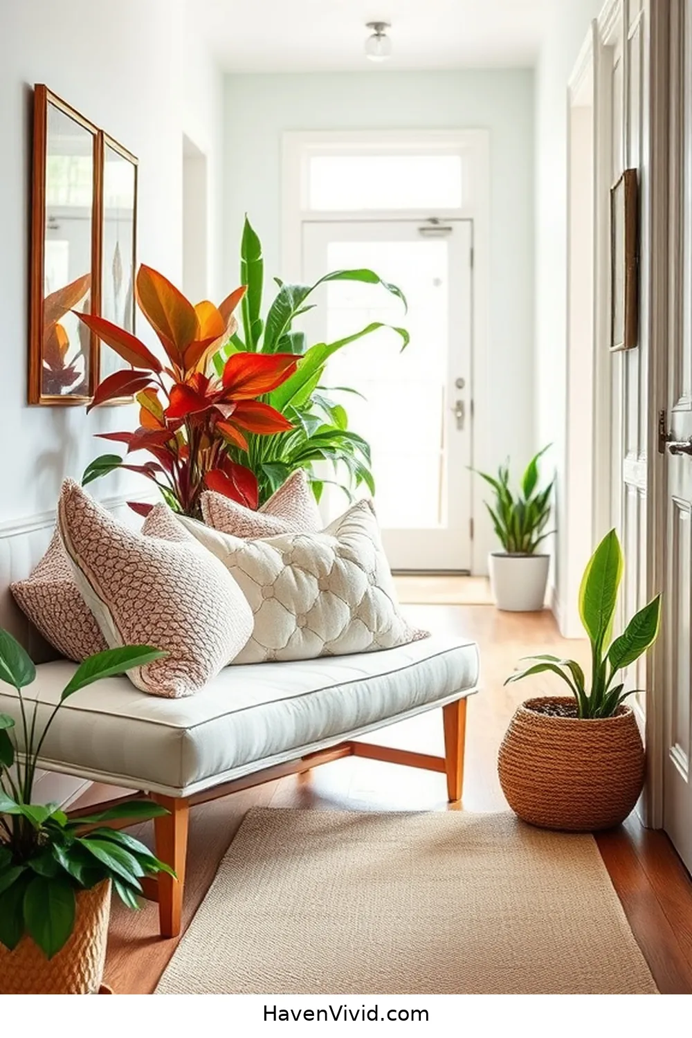 14 Ways to Use Organic Cotton for Eco-Friendly Hallway Living 12 Organic Cotton Upholstered Benches for 14 Ways to Use Organic Cotton for Eco-Friendly Hallway Living