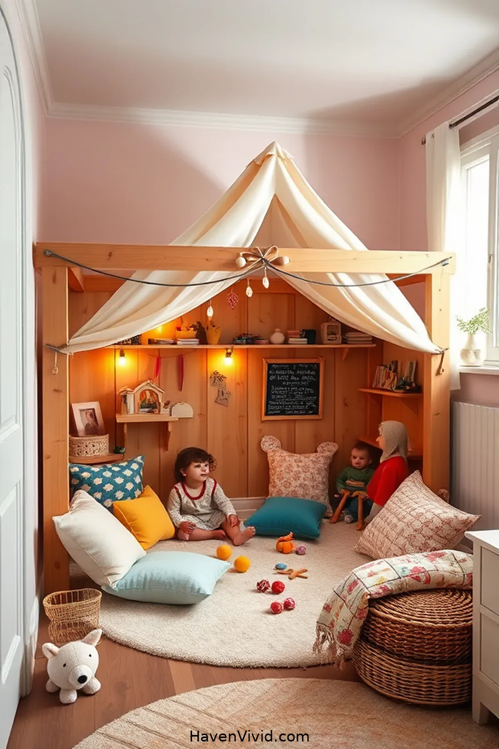 15 Creative Ideas for Family Friendly Living in Bedrooms Using Recycled Wood 16 DIY Wooden Play Areas for Kids for 15 Creative Ideas for Family Friendly Living in Bedrooms Using Recycled Wood