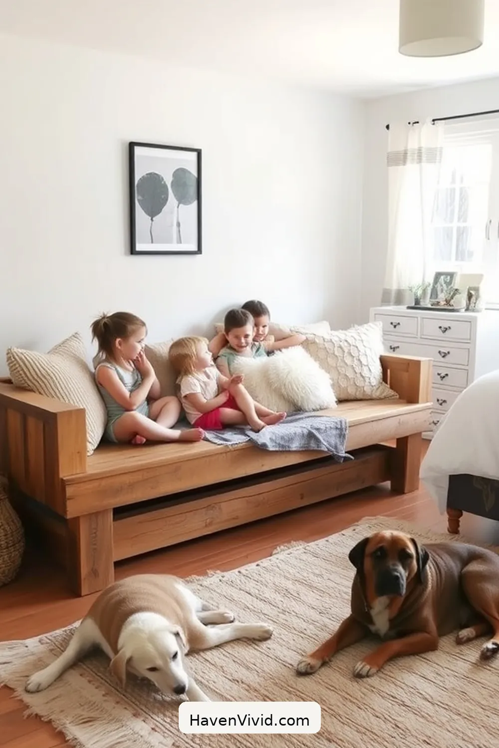 15 Creative Ideas for Family Friendly Living in Bedrooms Using Recycled Wood 8 Repurposed Wood Benches for Seating for 15 Creative Ideas for Family Friendly Living in Bedrooms Using Recycled Wood