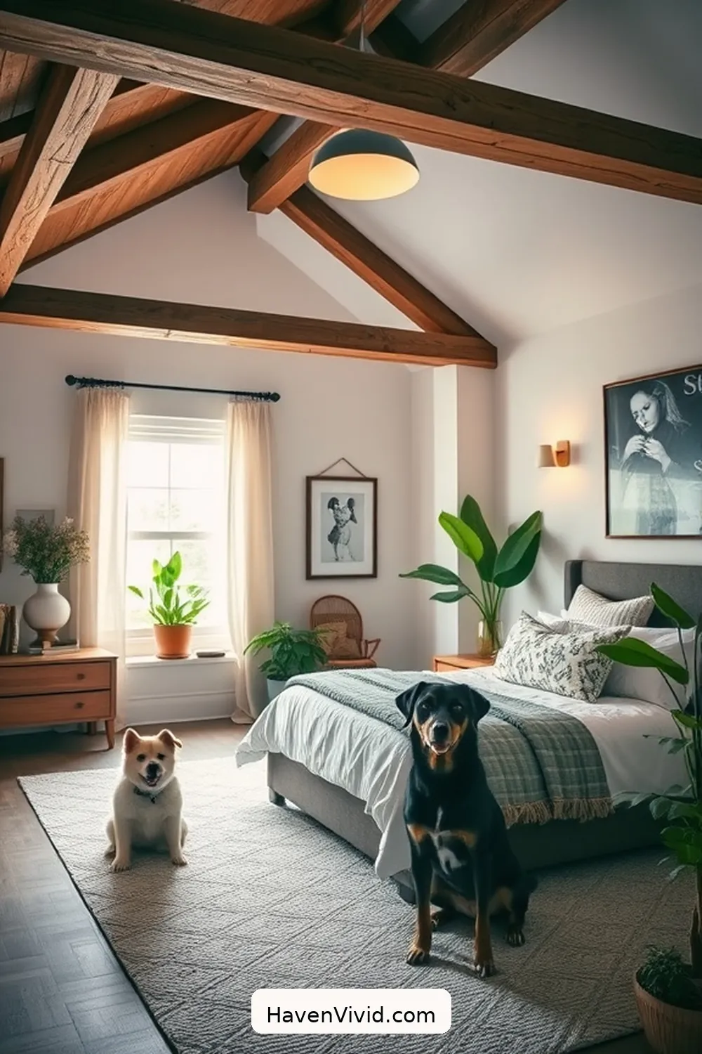 15 Creative Ideas for Family Friendly Living in Bedrooms Using Recycled Wood 14 Rustic Wood Ceiling Beams for 15 Creative Ideas for Family Friendly Living in Bedrooms Using Recycled Wood