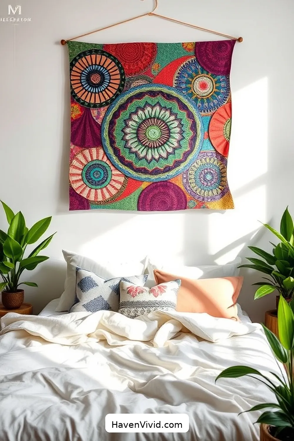 15 Creative Ways for Eco-Friendly Living in Your Bedroom Using Upcycled Fabric 3 Unique Wall Art Creations for 15 Creative Ways for Eco-Friendly Living in Your Bedroom Using Upcycled Fabric