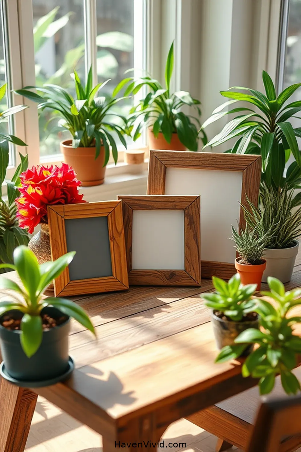 15 Creative Ways for Farmhouse Living in Your Garage Using Recycled Wood 8 Pallet Wood Photo Frames for 15 Creative Ways for Farmhouse Living in Your Garage Using Recycled Wood