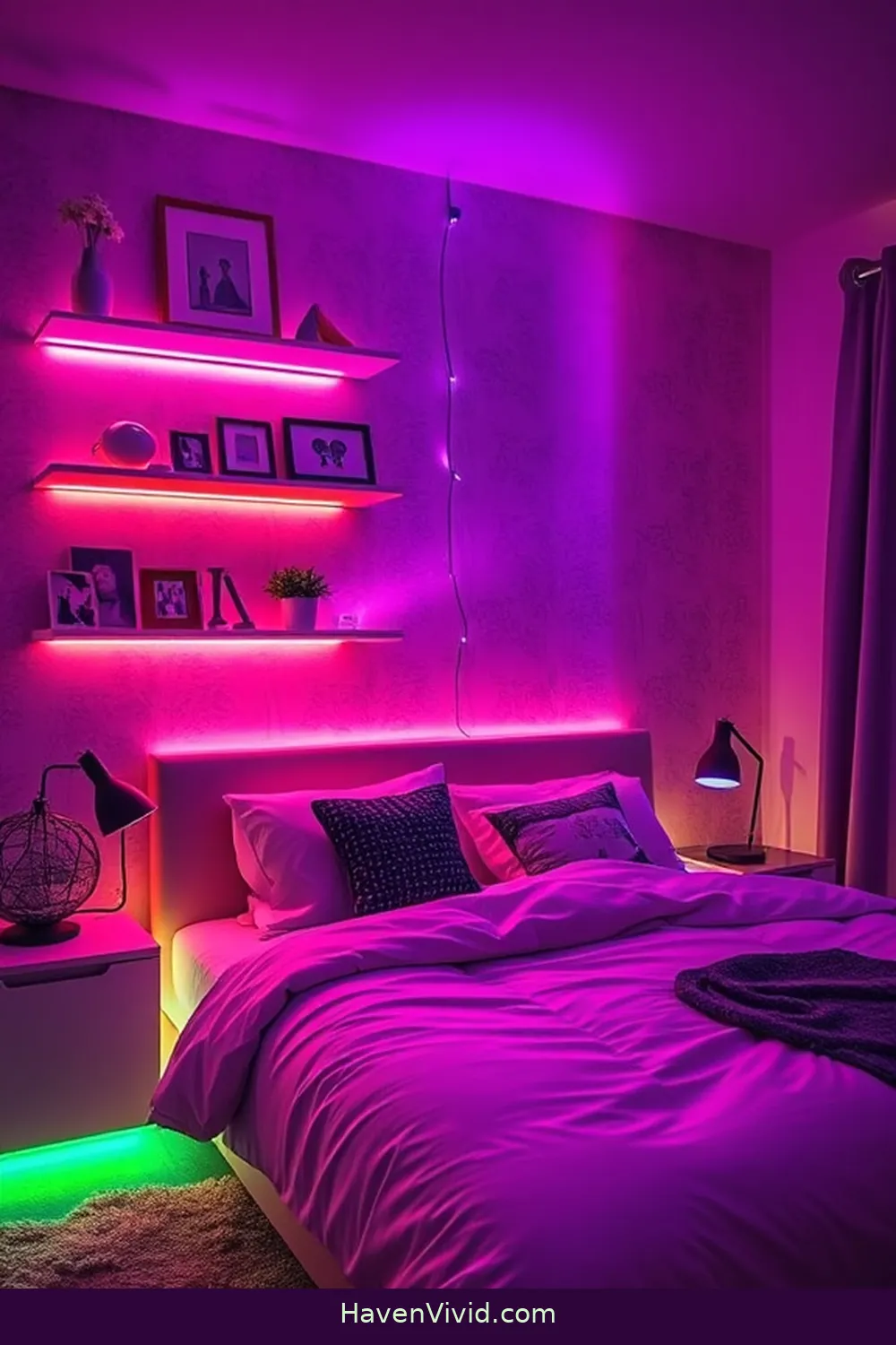 15 Creative Ways for Illuminating Artistic Bedroom Spaces Using Solar-Powered Lights 9 Solar-Powered LED Strip Lights for Creative Borders for 15 Creative Ways for Illuminating Artistic Bedroom Spaces Using Solar-Powered Lights