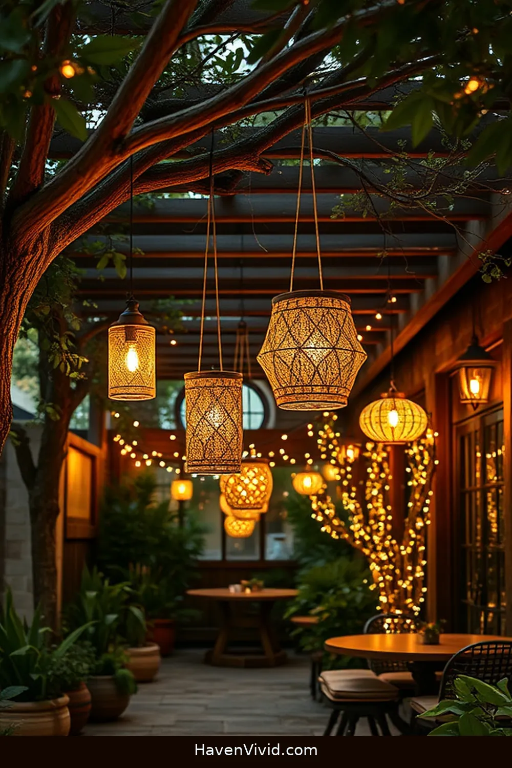 15 Creative Ways of Using Cork in Artistic Outdoor Patio Spaces 9 Cork Decoratives for Outdoor Lighting for 15 Creative Ways of Using Cork in Artistic Outdoor Patio Spaces
