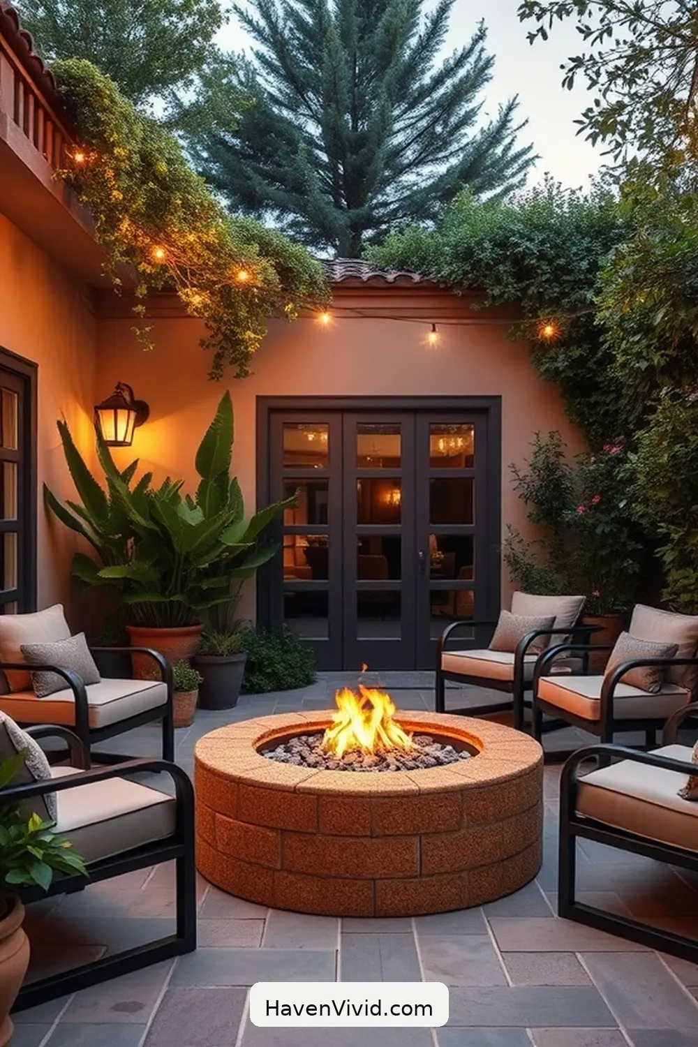 15 Creative Ways of Using Cork in Artistic Outdoor Patio Spaces 12 Cork Fire Pit Surrounds for 15 Creative Ways of Using Cork in Artistic Outdoor Patio Spaces