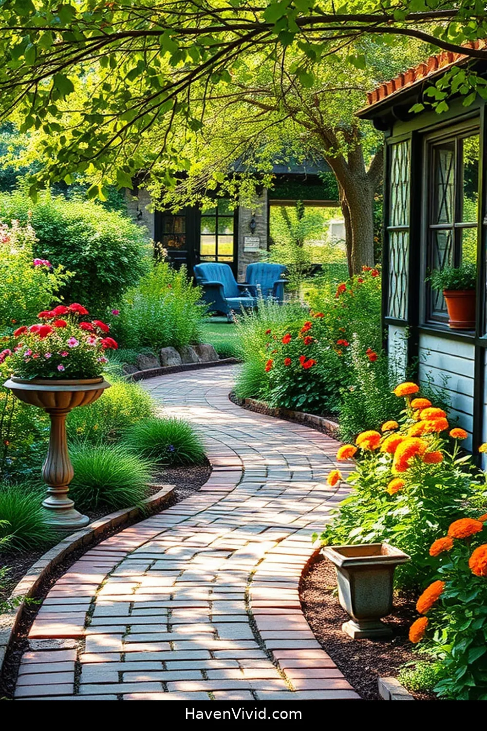 15 Creative Ways to Design Artistic Outdoor Patios Using Reclaimed Materials 3 Rustic Brick Pathways for 15 Creative Ways to Design Artistic Outdoor Patios Using Reclaimed Materials