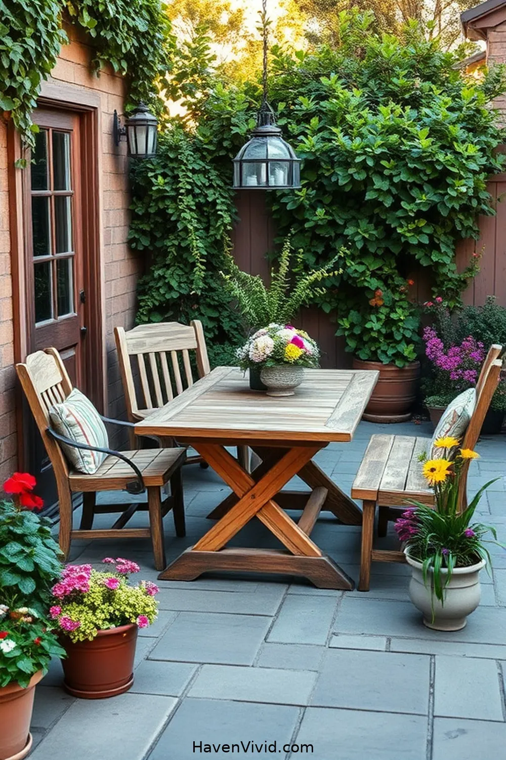 15 Creative Ways to Design Artistic Outdoor Patios Using Reclaimed Materials 5 Salvaged Door Tables for 15 Creative Ways to Design Artistic Outdoor Patios Using Reclaimed Materials