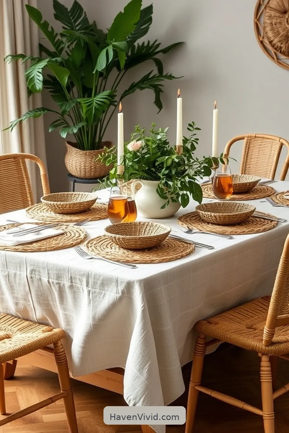 15 Eco-Friendly Living Room Decor Ideas Using Natural Fibers 14 Cotton Tablecloths for an Eco-Conscious Dining Experience for 15 Eco-Friendly Living Room Decor Ideas Using Natural Fibers