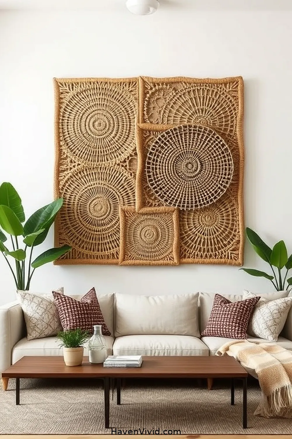 15 Eco-Friendly Living Room Decor Ideas Using Natural Fibers 12 Natural Fiber Wall Art for Unique Decor for 15 Eco-Friendly Living Room Decor Ideas Using Natural Fibers