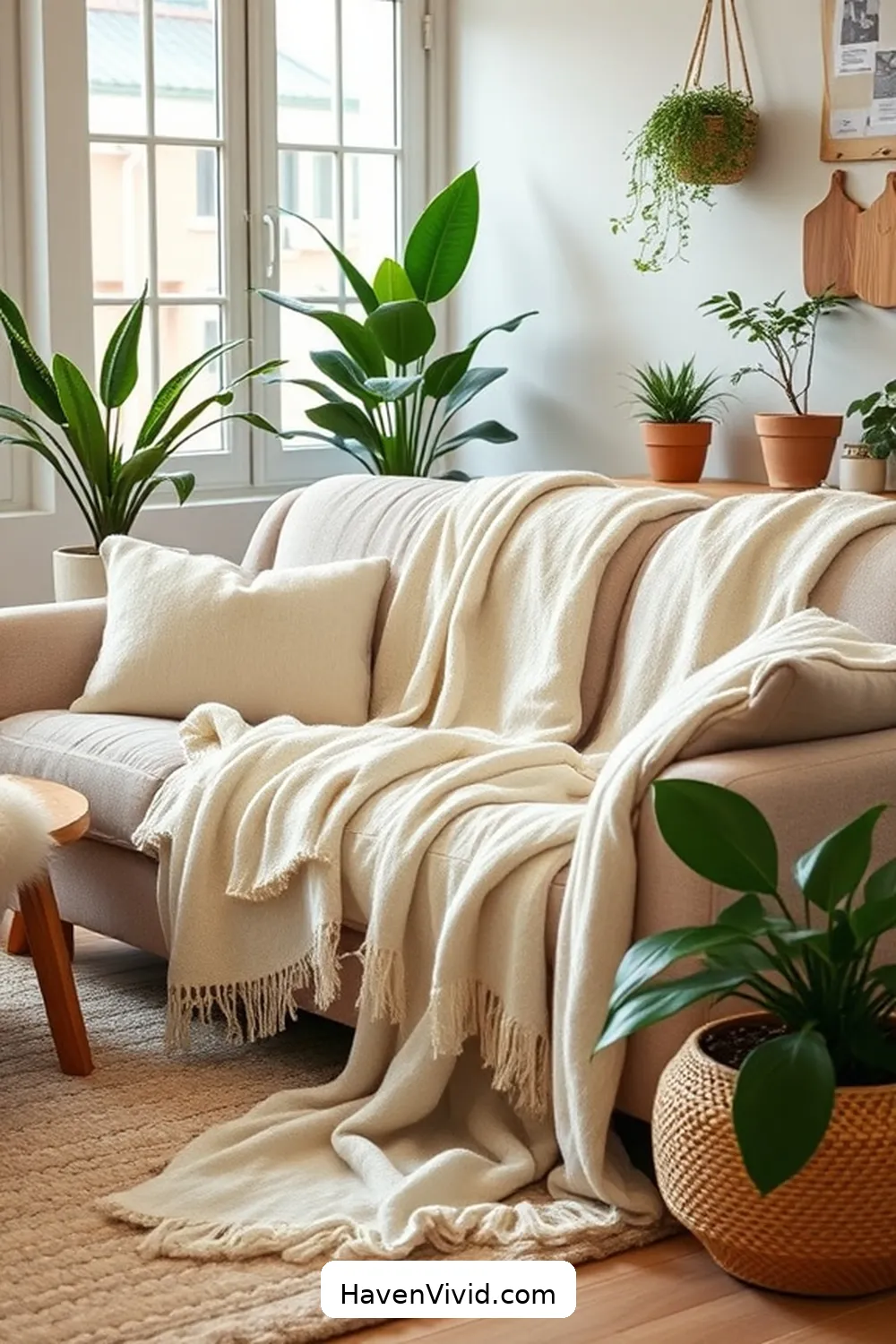 15 Eco-Friendly Living Room Decor Ideas Using Natural Fibers 8 Recycled Cotton Blankets for Cozy Comfort for 15 Eco-Friendly Living Room Decor Ideas Using Natural Fibers