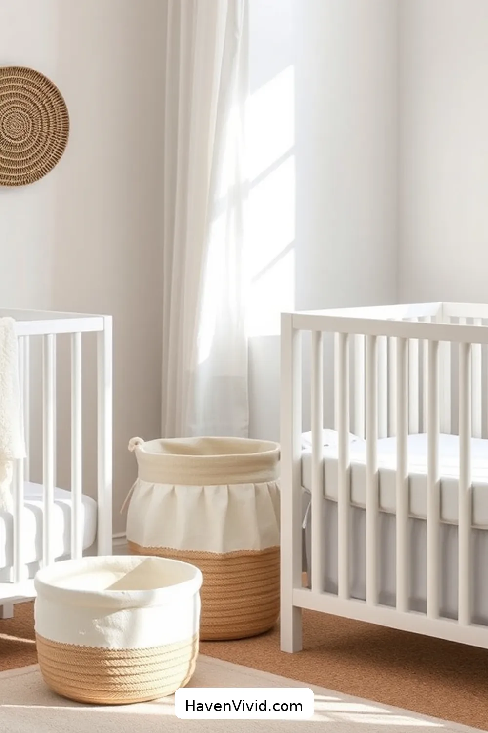 15 Essentials for a Minimalist Lifestyle Nursery Using Organic Cotton 16 Organic Cotton Storage Baskets for 15 Essentials for a Minimalist Lifestyle Nursery Using Organic Cotton