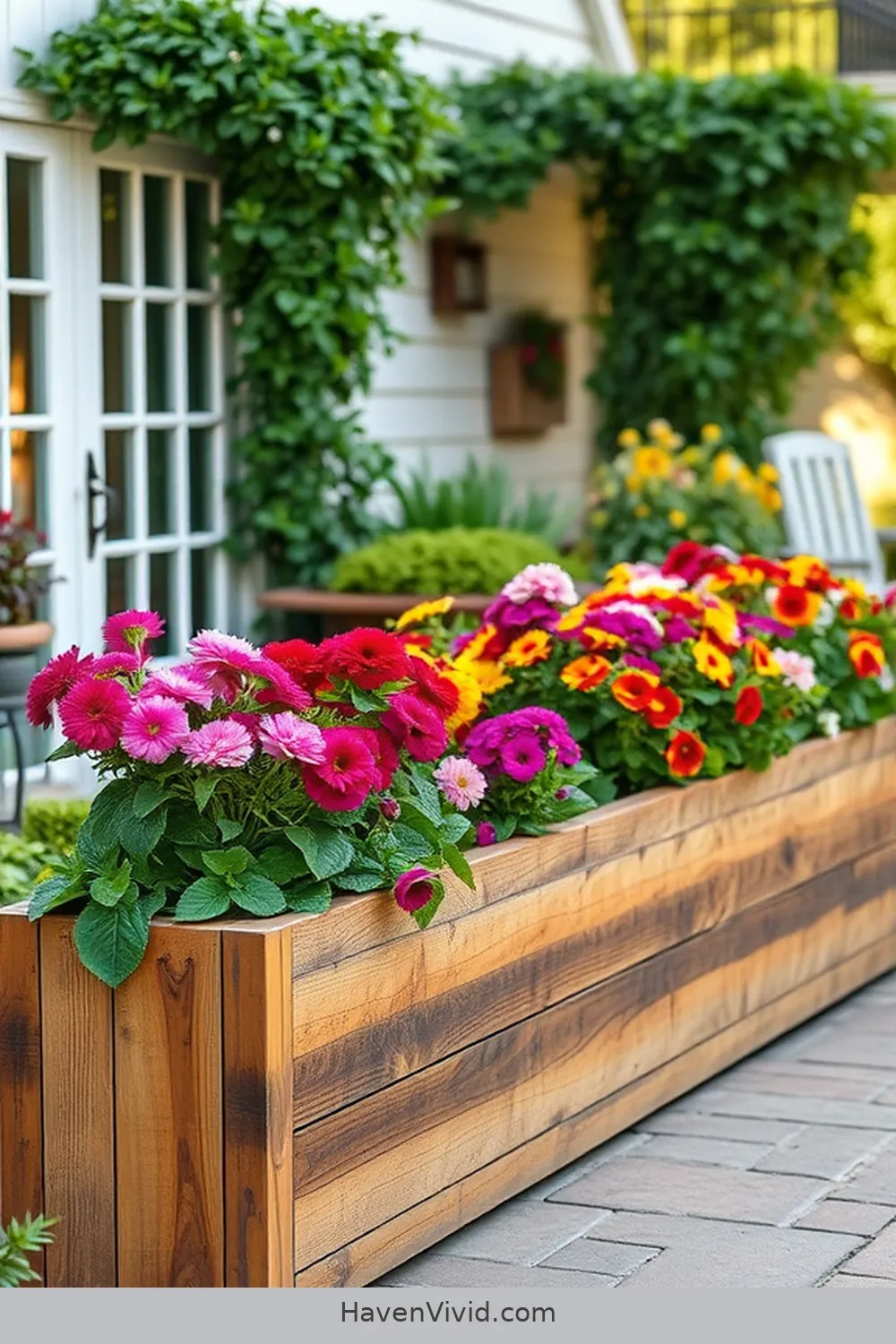 15 Inspiring Farmhouse Outdoor Patio Ideas Using Recycled Wood 4 Reclaimed Wood Planter Boxes for 15 Inspiring Farmhouse Outdoor Patio Ideas Using Recycled Wood