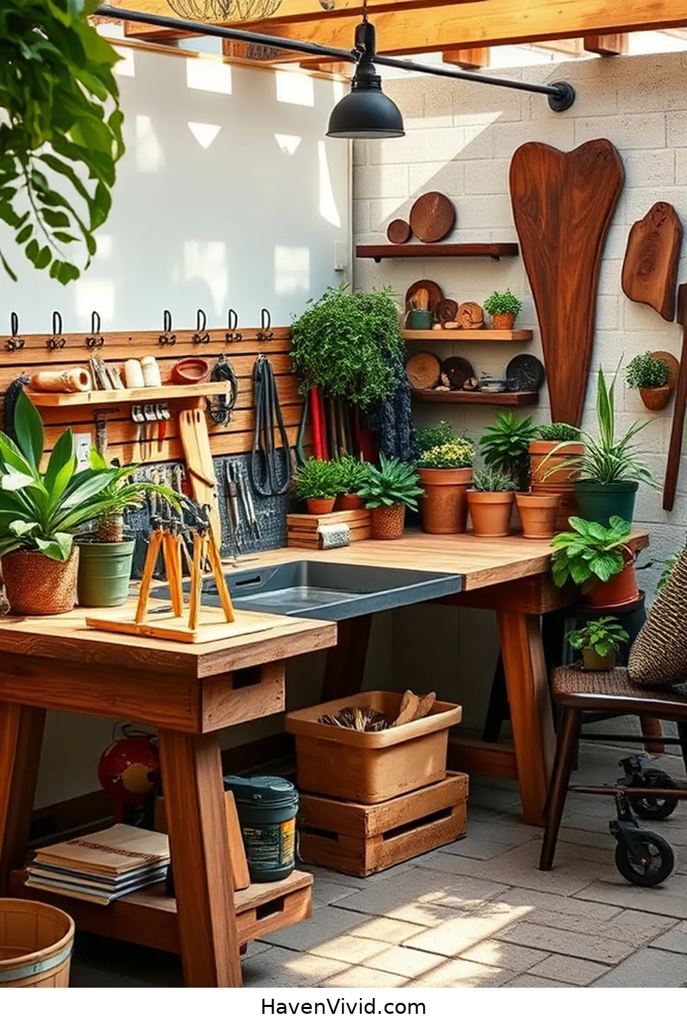 15 Tips for Family-Friendly Living in the Garage Using Recycled Wood 9 Design an Outdoor Workspace for DIY Projects for 15 Tips for Family-Friendly Living in the Garage Using Recycled Wood