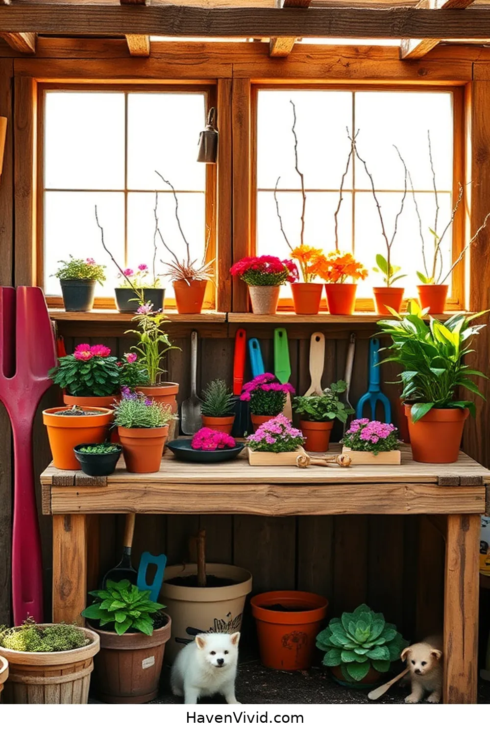 15 Tips for Family-Friendly Living in the Garage Using Recycled Wood 7 Make a Gardening Station for Family Activities for 15 Tips for Family-Friendly Living in the Garage Using Recycled Wood
