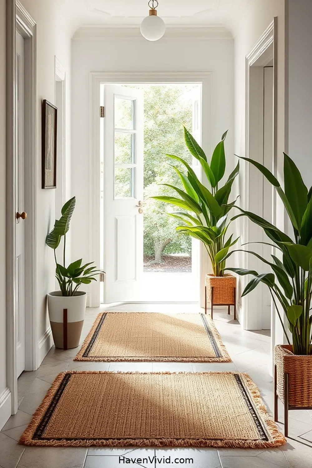 Select Sisal or Seagrass Door Mats for 15 Ways for Eco-Friendly Living in Your Hallway Using Natural Fibers