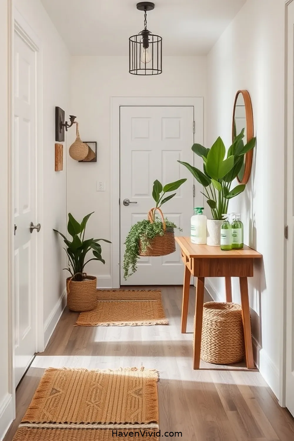Use Biodegradable Cleaning Products for 15 Ways for Eco-Friendly Living in Your Hallway Using Natural Fibers