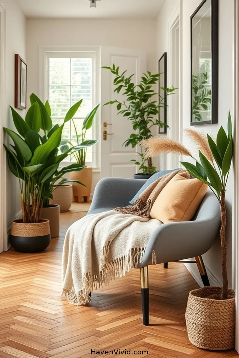 Use Wool or Organic Cotton Throws for 15 Ways for Eco-Friendly Living in Your Hallway Using Natural Fibers