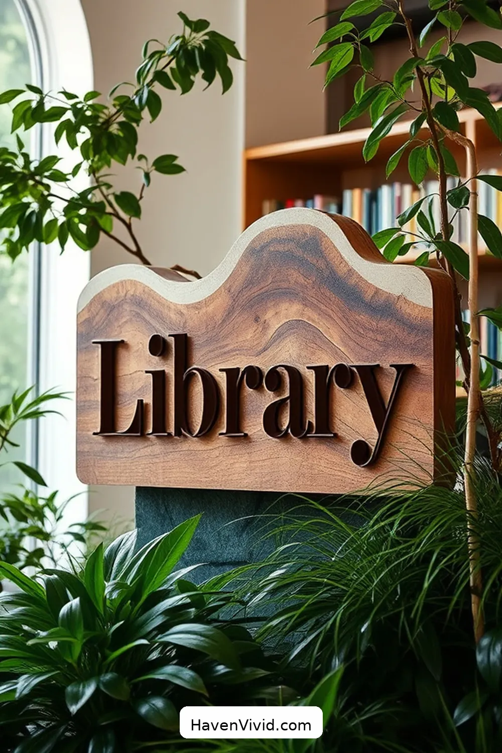 15 Ways for Eco-Friendly Living in Your Library Using Recycled Wood 11 Implement Signage Made From Recycled Wood for 15 Ways for Eco-Friendly Living in Your Library Using Recycled Wood