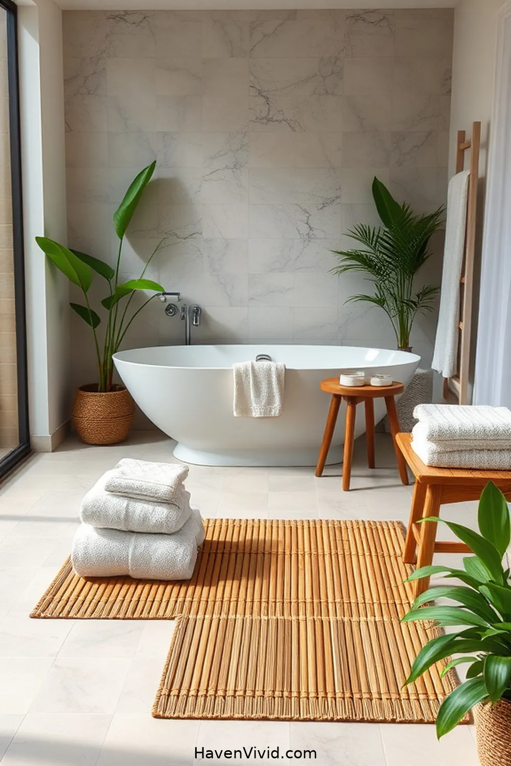 15 Ways for Family-Friendly Living in the Bathroom Using Bamboo 2 Bamboo Bath Mats for Comfort and Safety for 15 Ways for Family-Friendly Living in the Bathroom Using Bamboo