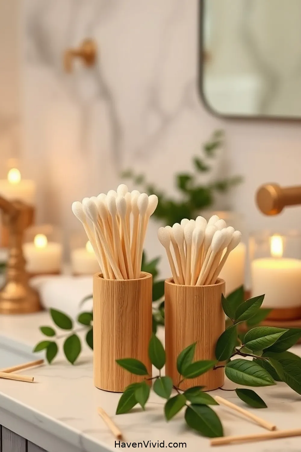 15 Ways for Family-Friendly Living in the Bathroom Using Bamboo 10 Biodegradable Bamboo Cotton Swabs for 15 Ways for Family-Friendly Living in the Bathroom Using Bamboo