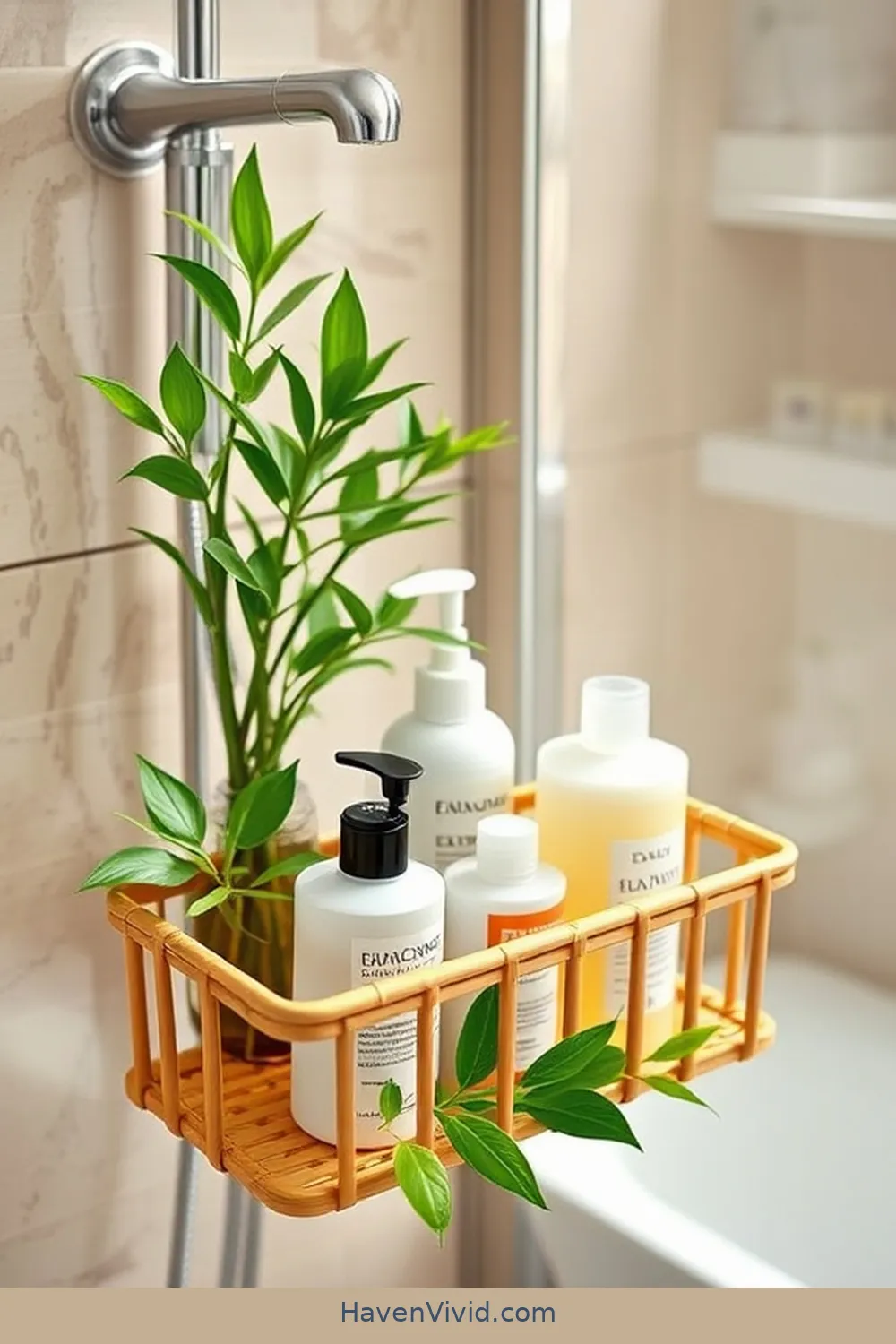 15 Ways for Family-Friendly Living in the Bathroom Using Bamboo 6 Durable Bamboo Shower Caddies for 15 Ways for Family-Friendly Living in the Bathroom Using Bamboo