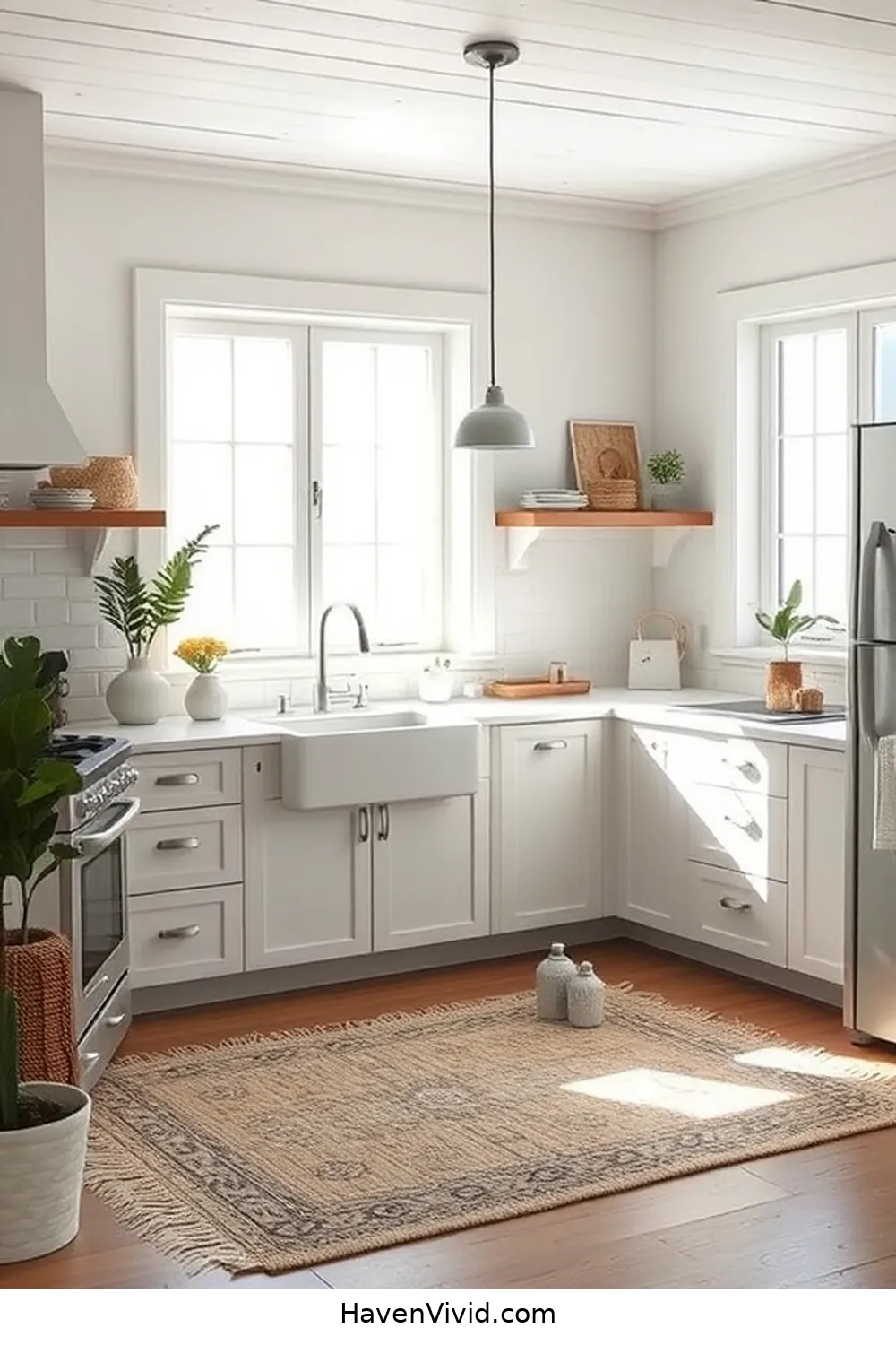 15 Ways to Achieve Coastal Living in Your Kitchen Using Organic Cotton 16 Choose Organic Cotton Rugs to Bring Comfort Underfoot for 15 Ways to Achieve Coastal Living in Your Kitchen Using Organic Cotton