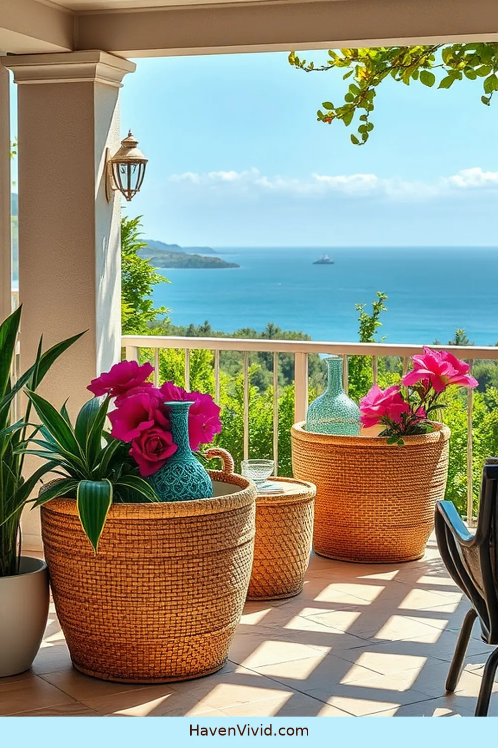 15 Ways to Achieve Coastal Living in Your Outdoor Patio Using Cork 12 Cork Baskets for Organized Storage for 15 Ways to Achieve Coastal Living in Your Outdoor Patio Using Cork