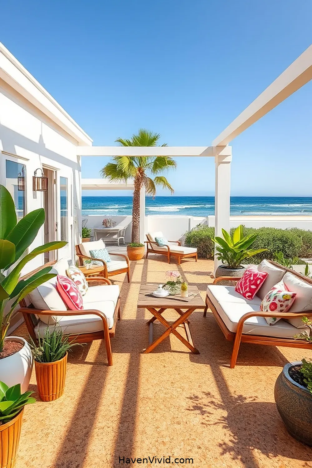 15 Ways to Achieve Coastal Living in Your Outdoor Patio Using Cork 2 Cork Flooring for a Beach-Inspired Walkway for 15 Ways to Achieve Coastal Living in Your Outdoor Patio Using Cork