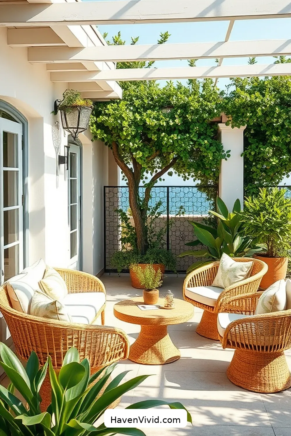 15 Ways to Achieve Coastal Living in Your Outdoor Patio Using Cork 3 Cork Furniture for a Relaxed Seating Area for 15 Ways to Achieve Coastal Living in Your Outdoor Patio Using Cork