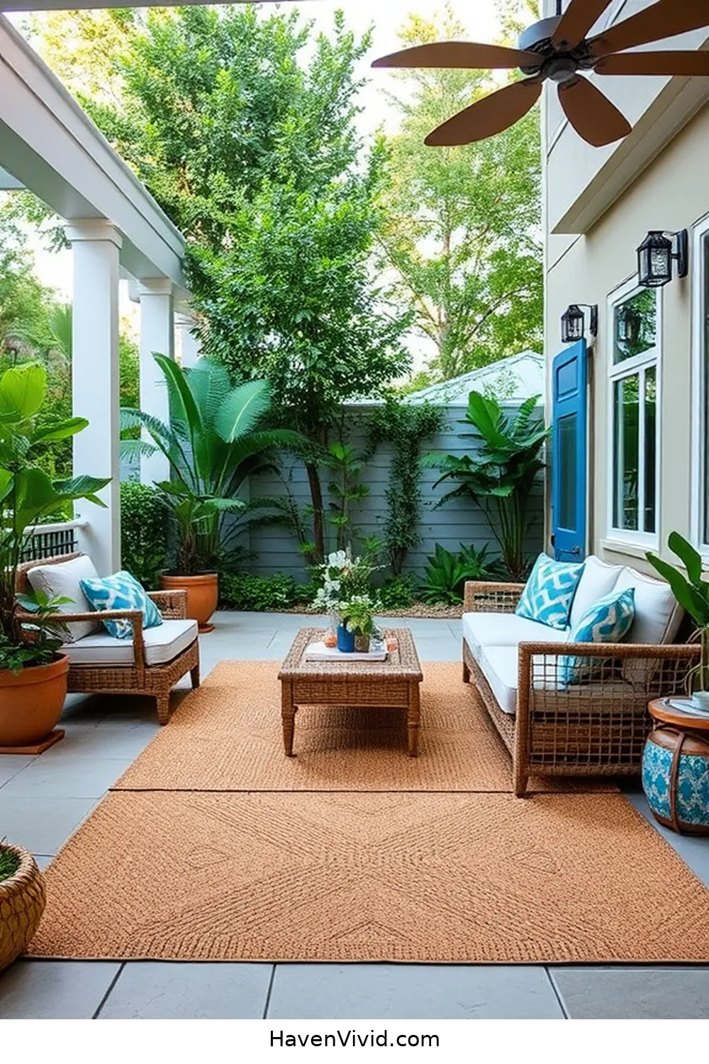 15 Ways to Achieve Coastal Living in Your Outdoor Patio Using Cork 10 Cork Rugs to Define Spaces for 15 Ways to Achieve Coastal Living in Your Outdoor Patio Using Cork