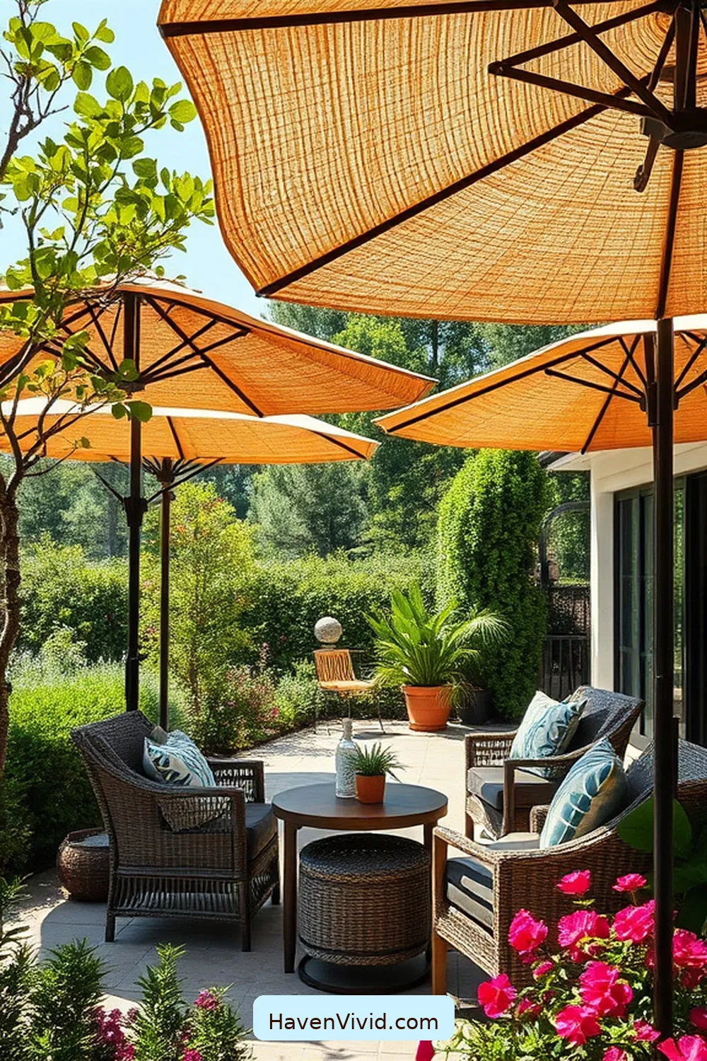 15 Ways to Achieve Coastal Living in Your Outdoor Patio Using Cork 14 Cork Umbrellas for Shade and Style for 15 Ways to Achieve Coastal Living in Your Outdoor Patio Using Cork