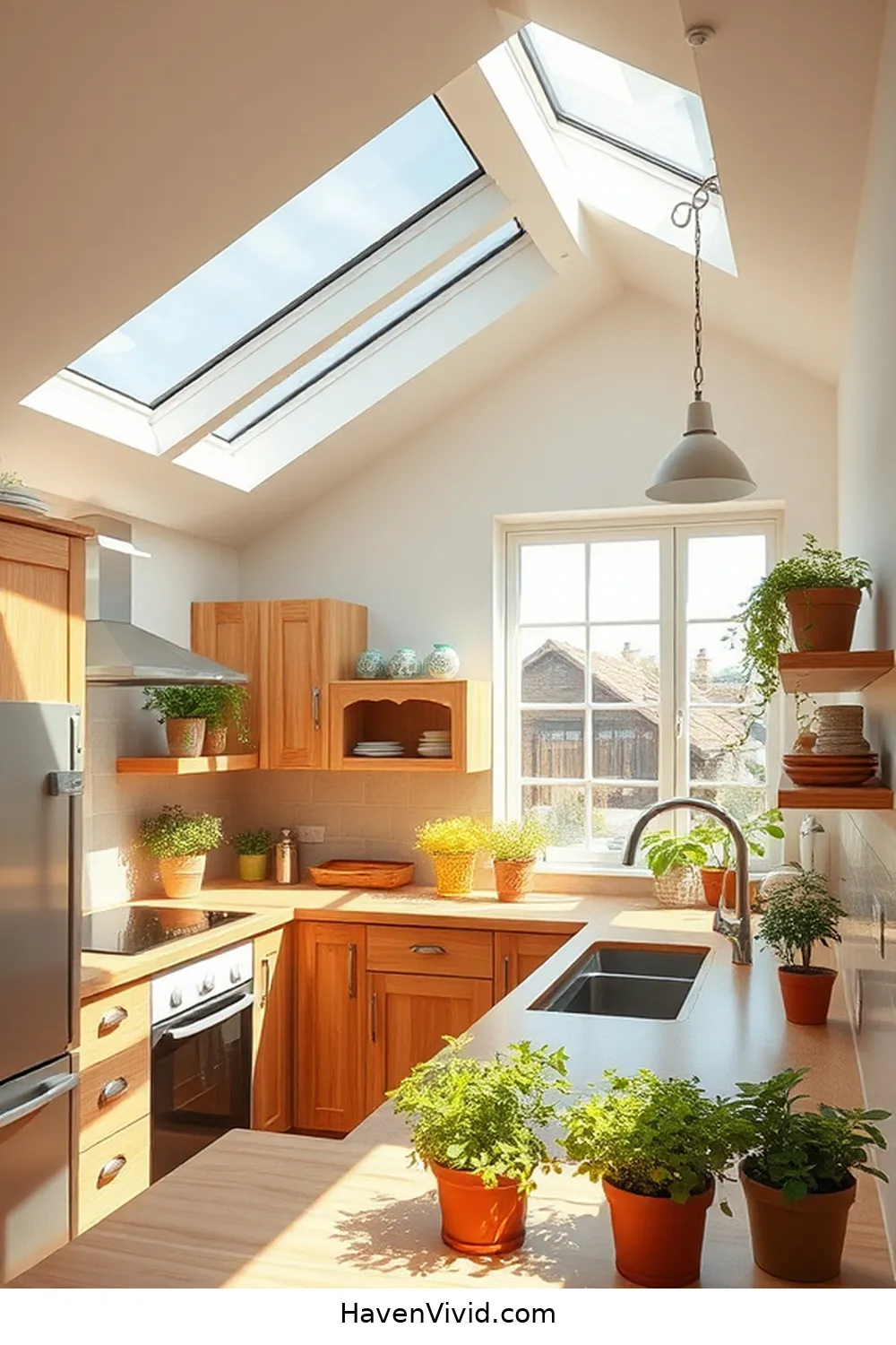 15 Ways to Brighten Your Family Kitchen With Solar-Powered Lights for Friendly Living 14 Enhance Natural Light With Solar Skylights for 15 Ways to Brighten Your Family Kitchen With Solar-Powered Lights for Friendly Living