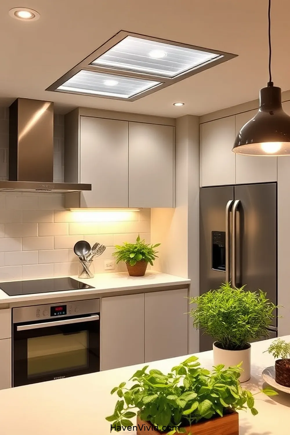 15 Ways to Brighten Your Family Kitchen With Solar-Powered Lights for Friendly Living 13 Use Solar-Powered Recessed Lighting for a Sleek Look for 15 Ways to Brighten Your Family Kitchen With Solar-Powered Lights for Friendly Living