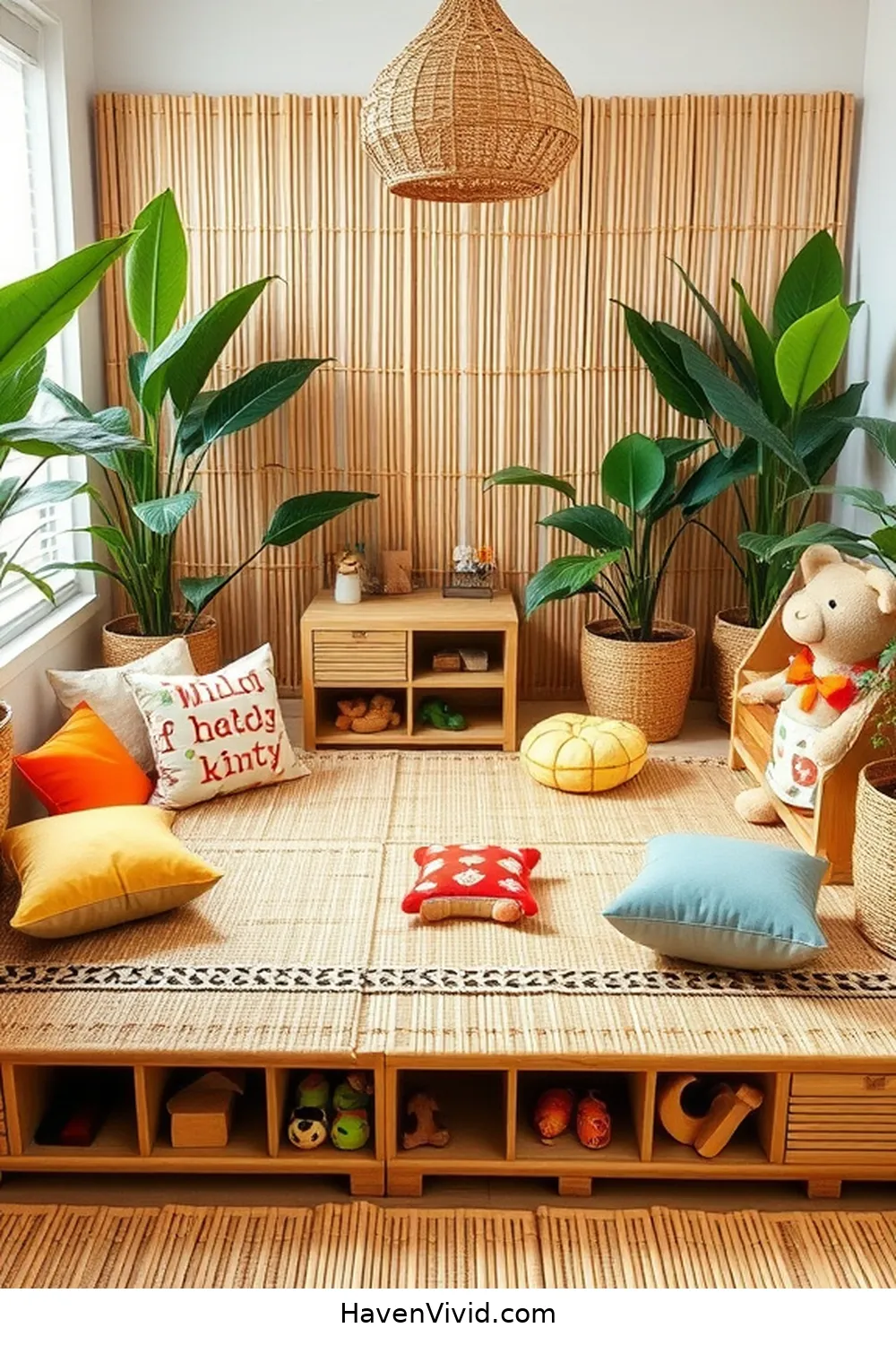 15 Ways to Create a Family-Friendly Bedroom Using Bamboo 11 Bamboo Play Areas for Kids for 15 Ways to Create a Family-Friendly Bedroom Using Bamboo