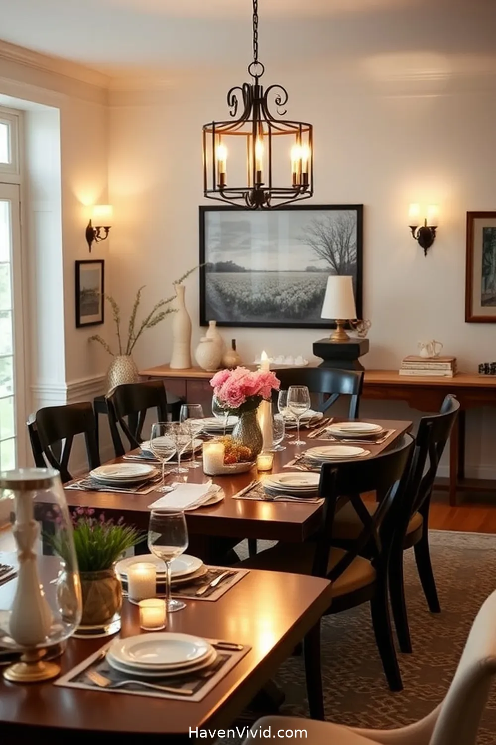 15 Ways to Create a Family-Friendly Dining Room Using Solar-Powered Lights 4 Incorporate Solar Wall Sconces for Added Charm for 15 Ways to Create a Family-Friendly Dining Room Using Solar-Powered Lights