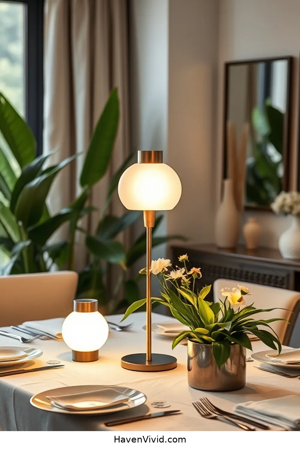 15 Ways to Create a Family-Friendly Dining Room Using Solar-Powered Lights 6 Opt for Solar-Powered Table Lamps for Functional Lighting for 15 Ways to Create a Family-Friendly Dining Room Using Solar-Powered Lights