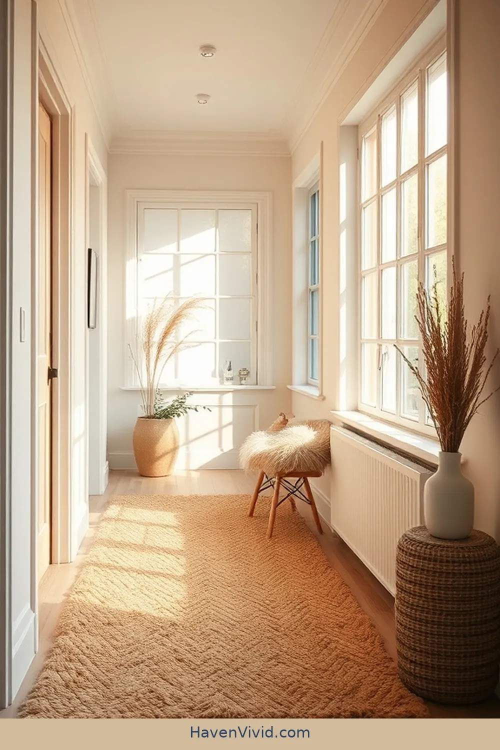 15 Ways to Create a Family-Friendly Hallway Using Natural Fibers 2 Choose a Natural Fiber Rug for Warmth and Comfort for 15 Ways to Create a Family-Friendly Hallway Using Natural Fibers