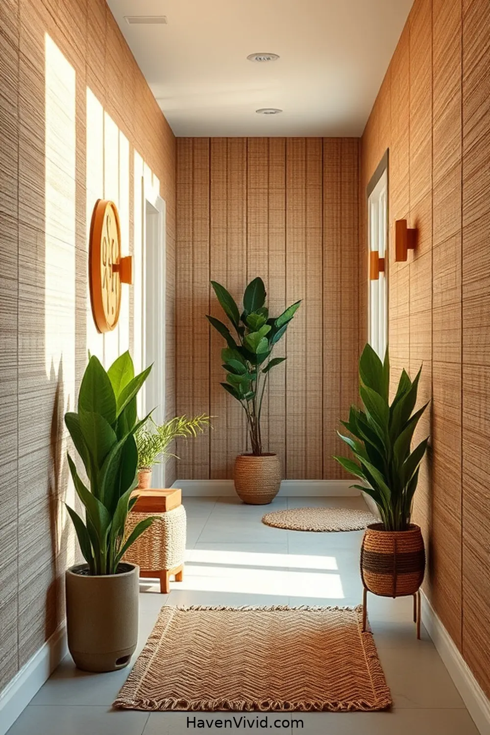 15 Ways to Create a Family-Friendly Hallway Using Natural Fibers 8 Opt for Hemp Wall Panels for Eco-Friendly Appeal for 15 Ways to Create a Family-Friendly Hallway Using Natural Fibers