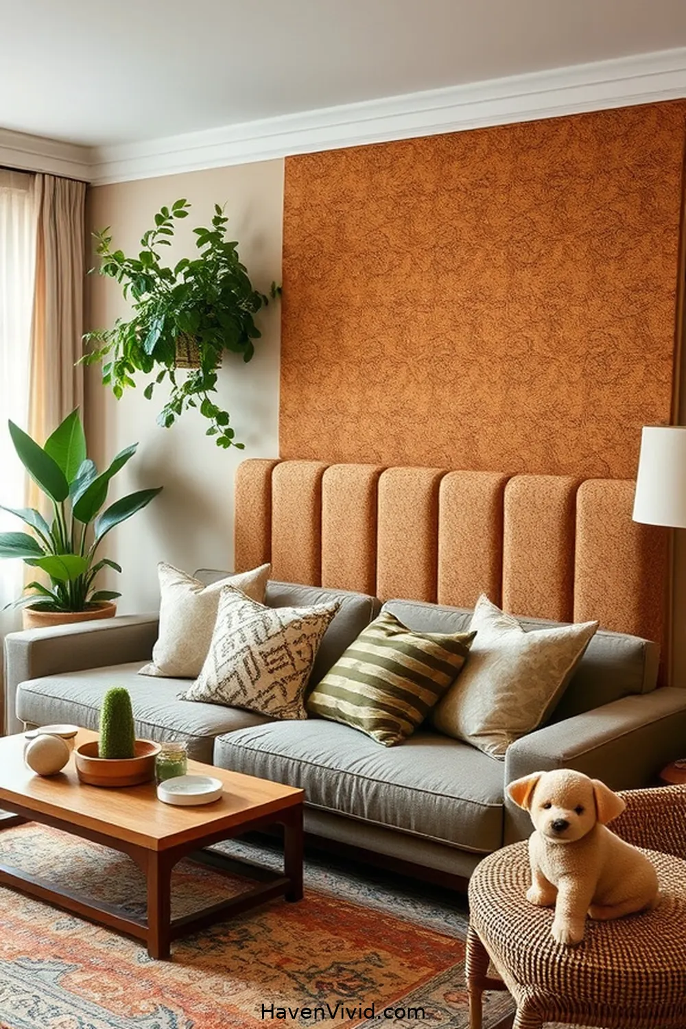 15 Ways to Create a Family-Friendly Living Room Using Cork 14 DIY Cork Upholstered Headboards for 15 Ways to Create a Family-Friendly Living Room Using Cork