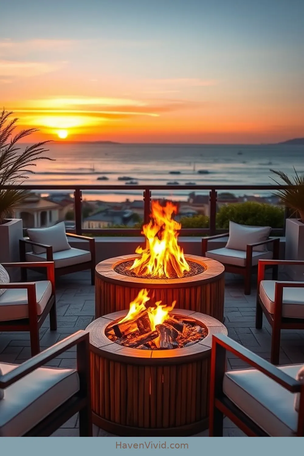 15 Ways to Embrace Coastal Living Using Bamboo on Your Outdoor Patio 9 Bamboo Fire Pits for 15 Ways to Embrace Coastal Living Using Bamboo on Your Outdoor Patio