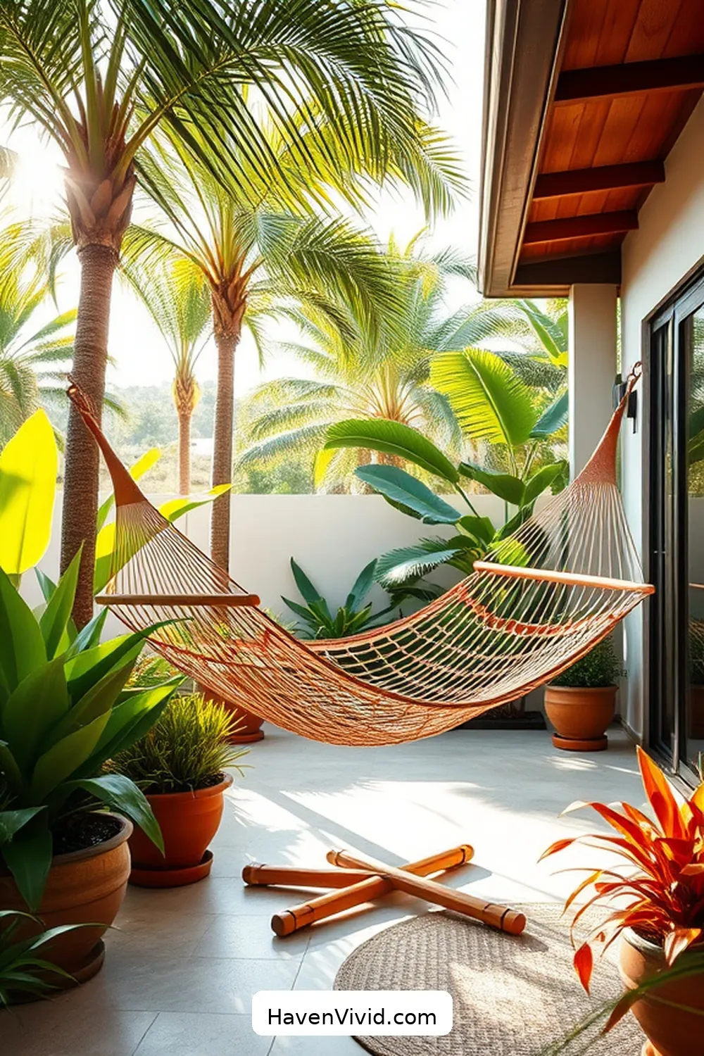 15 Ways to Embrace Coastal Living Using Bamboo on Your Outdoor Patio 15 Bamboo Hammocks for Leisure for 15 Ways to Embrace Coastal Living Using Bamboo on Your Outdoor Patio
