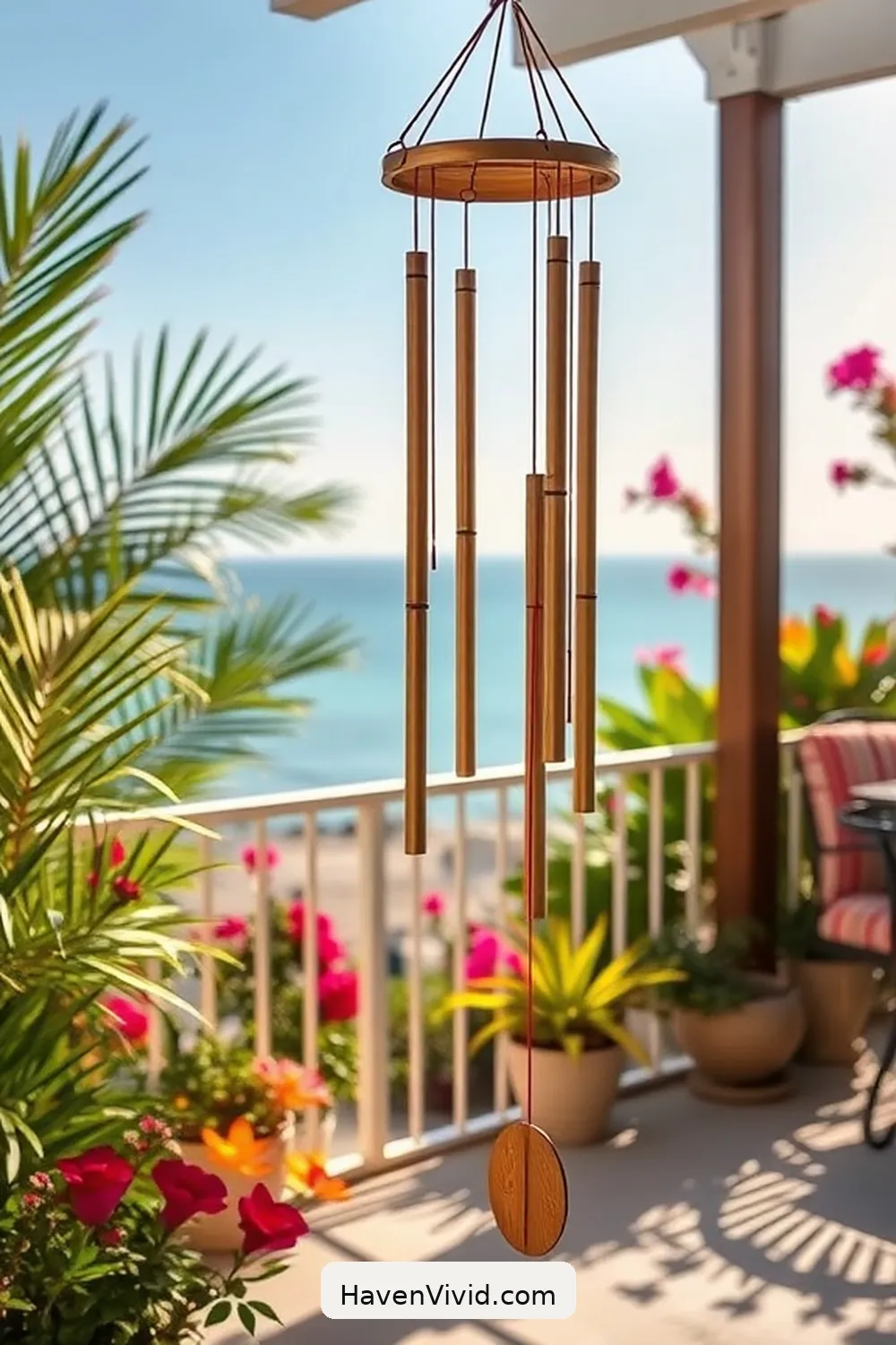 15 Ways to Embrace Coastal Living Using Bamboo on Your Outdoor Patio 16 Bamboo Wind Chimes for Serenity for 15 Ways to Embrace Coastal Living Using Bamboo on Your Outdoor Patio